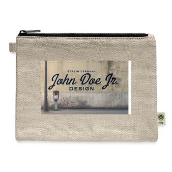 John Doe Jr Wall - Hemp Carry All Pouch - natural - Front