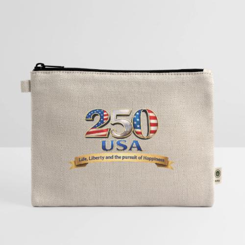 250 USA Liberty Banner - Hemp Carry All Pouch