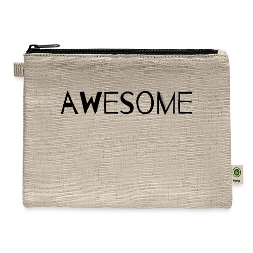 AWESOME - Hemp Carry All Pouch