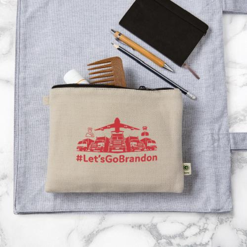 Let's Go Brandon - Red - Hemp Carry All Pouch