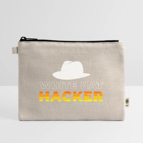 White Hat Hacker - Hemp Carry All Pouch