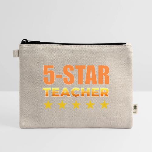 Five-Star Teacher - Hemp Carry All Pouch