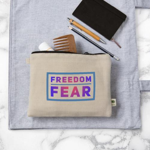 Choose freedom over fear - Hemp Carry All Pouch