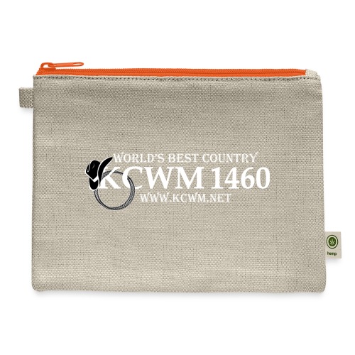 KCWM Logo Inverted - Hemp Carry All Pouch
