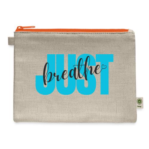 Just Breathe - Hemp Carry All Pouch