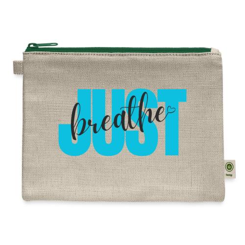 Just Breathe - Hemp Carry All Pouch