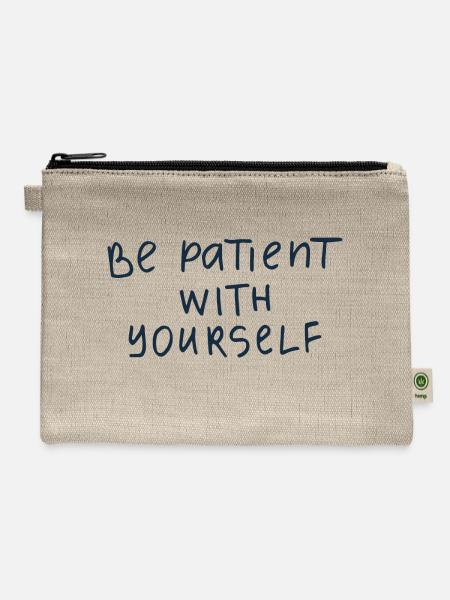 Quotes - Hemp Carry All Pouch - natural