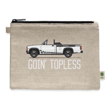 Going Topless - Hemp Carry All Pouch - natural - Front
