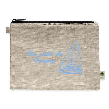 Five Sailed The Queeging - Hemp Carry All Pouch - natural - Front