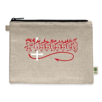 Take it Possed hrd core bnd - Hemp Carry All Pouch - natural - Front