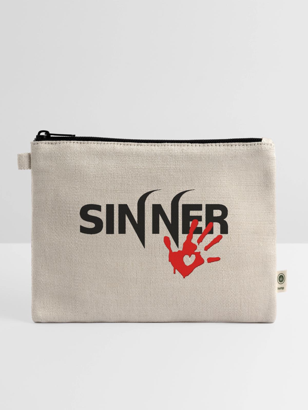 Sinner - Hemp Carry All Pouch - natural - Front