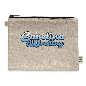 Carolina Wrestling - Hemp Carry All Pouch - natural - Front