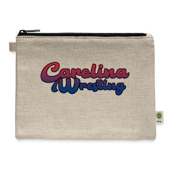 Carolina Wrestling - Hemp Carry All Pouch - natural - Front