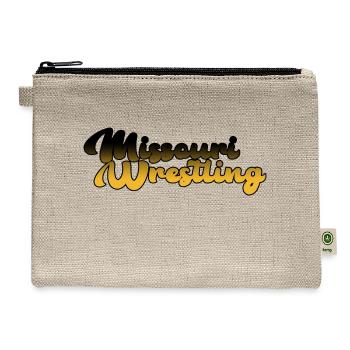 Missouri Wrestling - Hemp Carry All Pouch - natural - Front