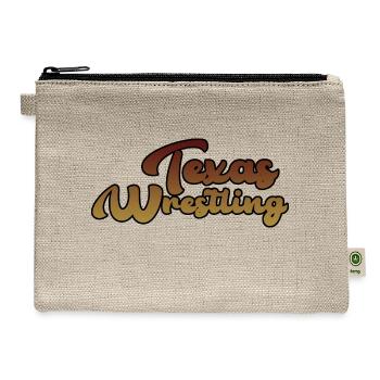 Texas Wrestling - Hemp Carry All Pouch - natural - Front