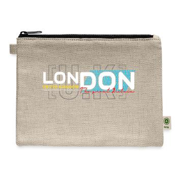 london - Hemp Carry All Pouch - natural - Front