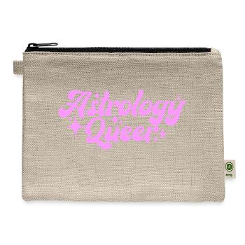 Astrology Queer - Hemp Carry All Pouch - natural - Front