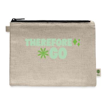 Therefore go - Hemp Carry All Pouch - natural - Front