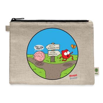 The Fork - Hemp Carry All Pouch - natural - Front
