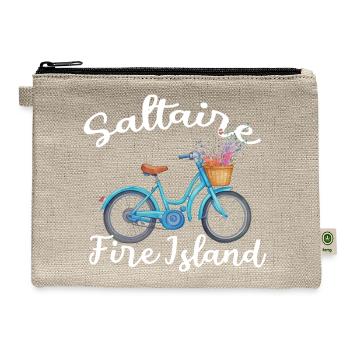 Saltaire Fire Island bicycle basket New York Vaca - Hemp Carry All Pouch - natural - Front