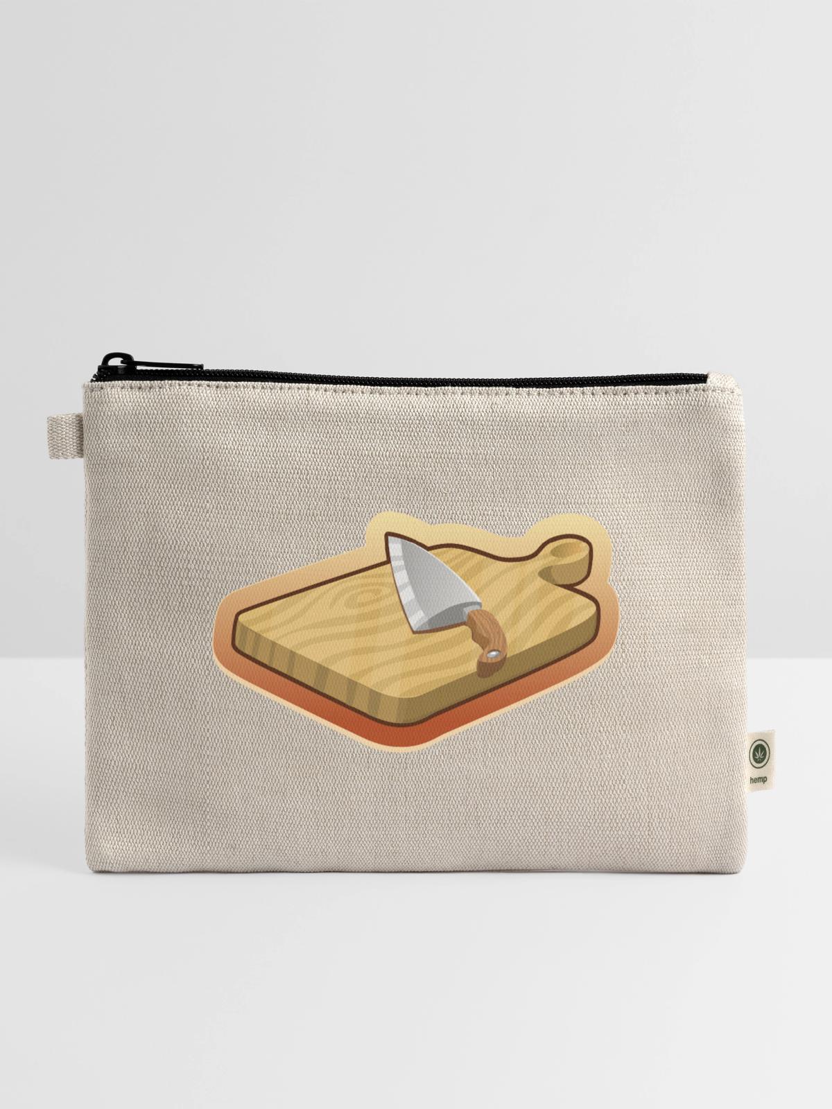 cutting board - Hemp Carry All Pouch - natural - Front