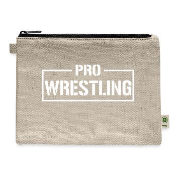 Pro Wrestling - Hemp Carry All Pouch - natural - Front
