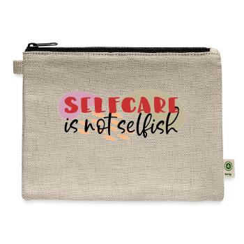 Self Care Cool Shirt - Hemp Carry All Pouch - natural - Front