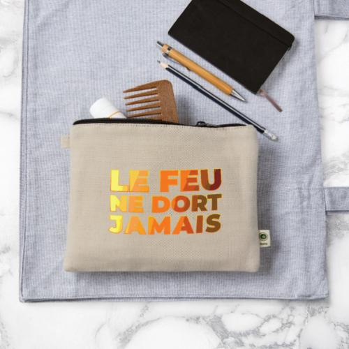 Fire never sleeps - Hemp Carry All Pouch