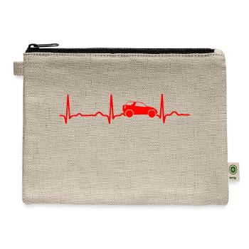 GIFT - ECG JEEP RED - Hemp Carry All Pouch - natural - Front