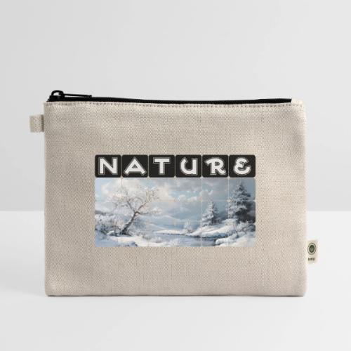 Nature: Winter Embrace - Hemp Carry All Pouch