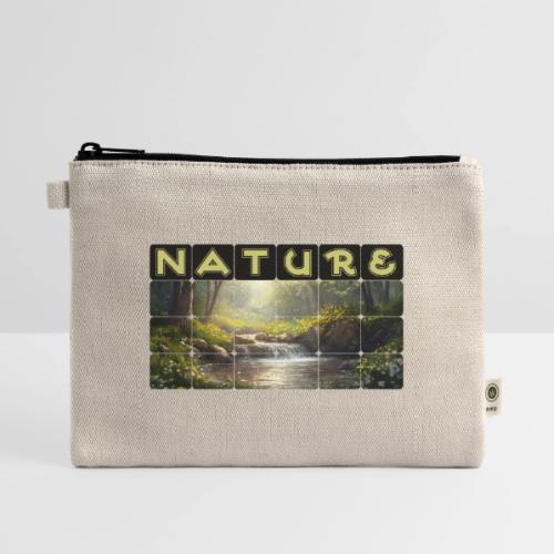Nature: Verdant Bloom - Hemp Carry All Pouch