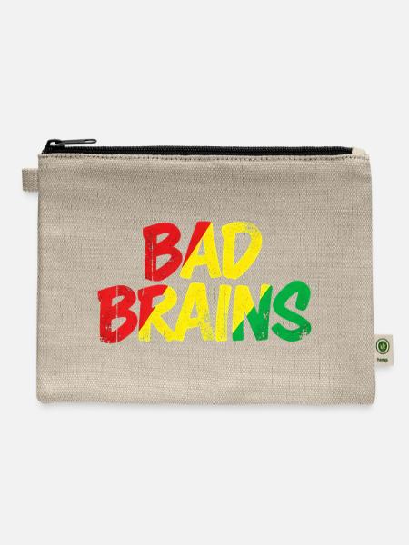 Neon Grunge Text Banner - Hemp Carry All Pouch - natural