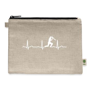GIFT - ECG BATSMAN WHITE - Hemp Carry All Pouch - natural - Front