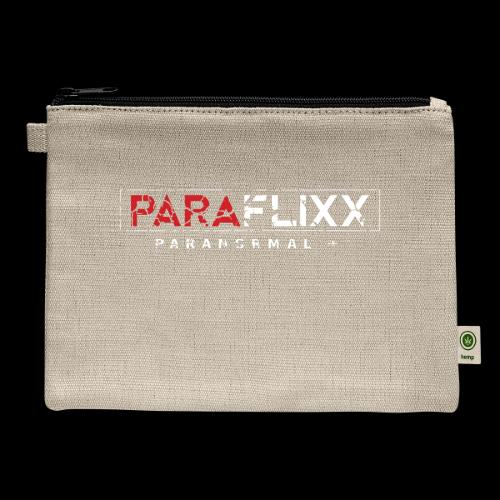 PARAFlixx White Grunge - Hemp Carry All Pouch