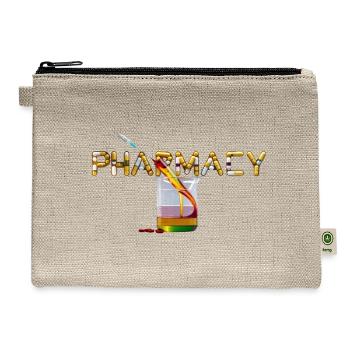 Pharmacy design - Hemp Carry All Pouch - natural - Front