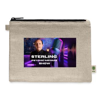 Master Podcast Thumbnail Logo Screen - Hemp Carry All Pouch - natural - Front
