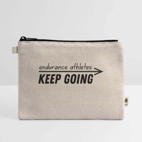 Endurance athletes KEEP GOING - Hemp Carry All Pouch