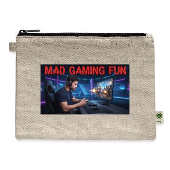 Mad Gaming Fun Neon Arena - Hemp Carry All Pouch - natural - Front