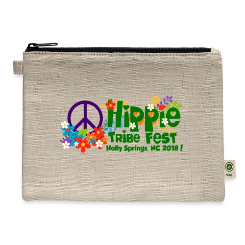 Hippie Tribe Fest! - Hemp Carry All Pouch