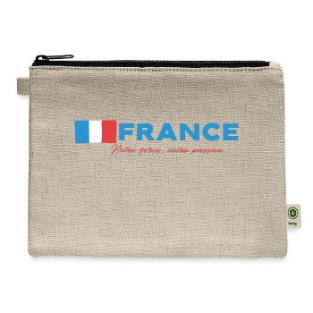 France - Hemp Carry All Pouch - natural - Front