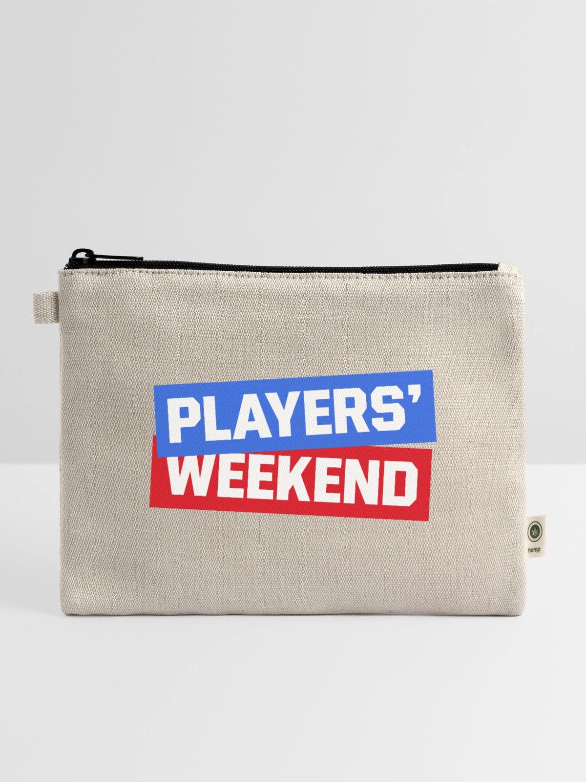 Players Weekend - Hemp Carry All Pouch - natural - Front