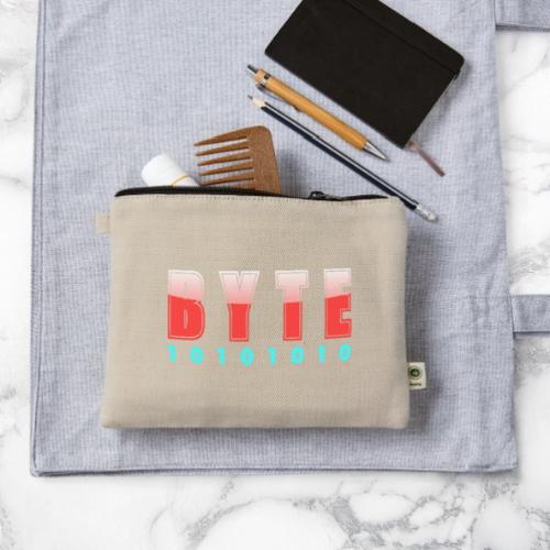 BYTE Binary Code Design - Hemp Carry All Pouch