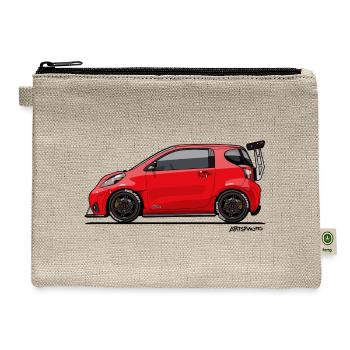 Toyota Scion iQ Track - Hemp Carry All Pouch - natural - Front