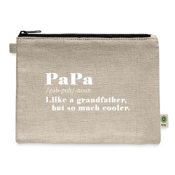 Definition Of PaPa - Hemp Carry All Pouch - natural - Front