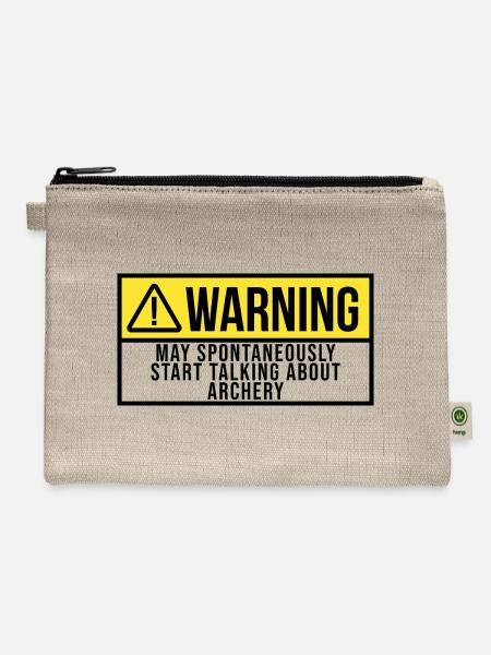 Archery Archery - Hemp Carry All Pouch - natural