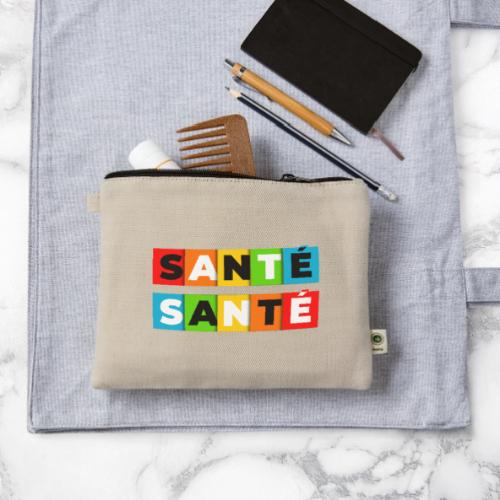 Santé en couleurs - Hemp Carry All Pouch