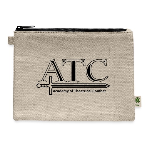 Academy of Theatrical Combat (Black) - Hemp Carry All Pouch