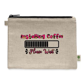 Installing Coffee - Hemp Carry All Pouch - natural - Front