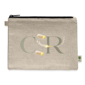 Elegant CR Pharmacy design - Hemp Carry All Pouch - natural - Front