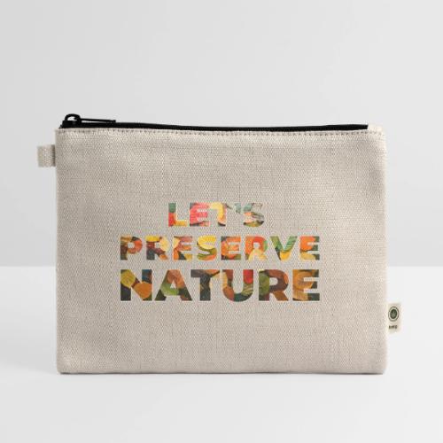 Let's Preserve Nature - Hemp Carry All Pouch